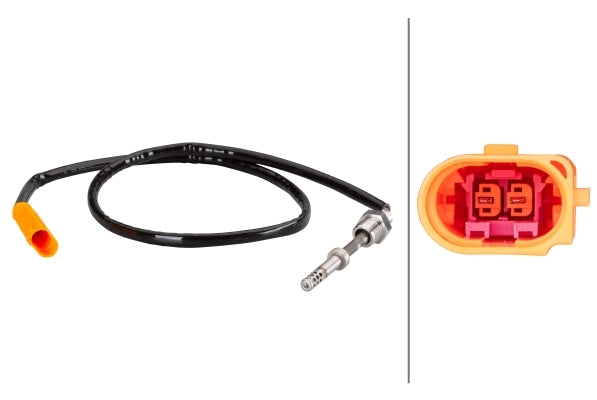 116969 Hella Exhaust gas temperature sender (after diesel particul.filter) Orange plug