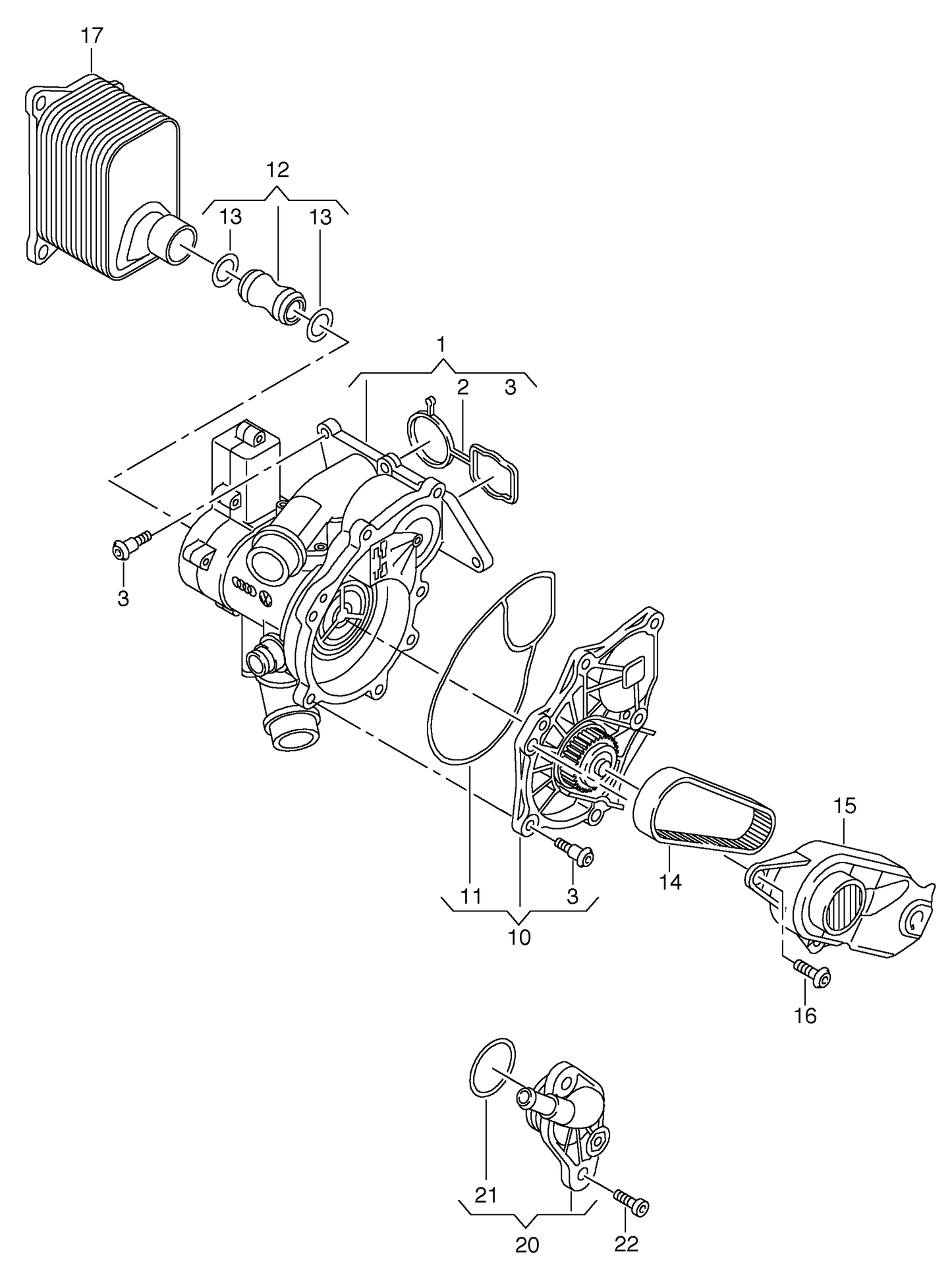 (14) 116930 Drive Belt for water pump