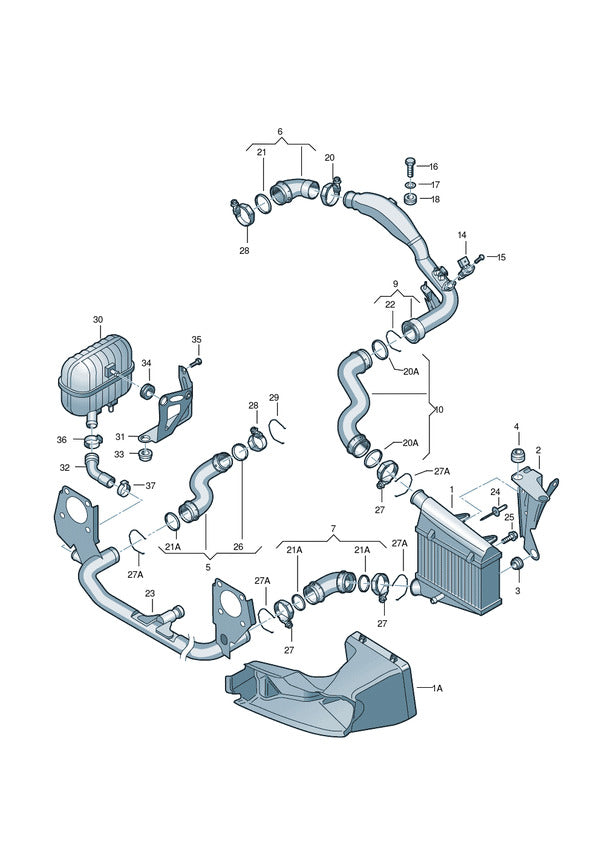 114156 Turbo pressure hose