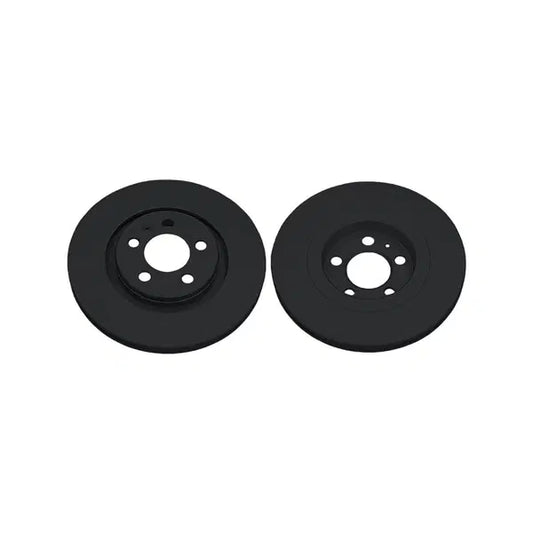 107681 Pair of Black coated Front Vented Brake Discs-280x22mm PR-1LR,1LS,1ZM, 1ZG