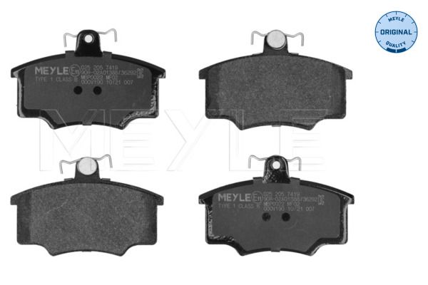 6-175 EFI Front brake pads Audi 80 B2 Saloon (811, 813, 814, 819, 853) | 1.6 |
