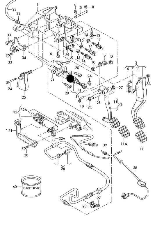 (ITEM 19) 112086 Clutch Master Cylinder Passat/A4/A6 Plastic