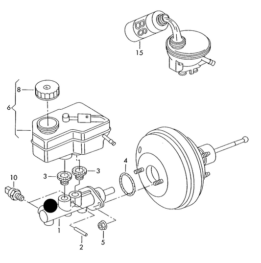 (ITEM 1) 110040 Brake master cylinder 21mm PR-1ZF only..