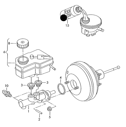 (15) 23930 Dot 4 brake fluid 500ml