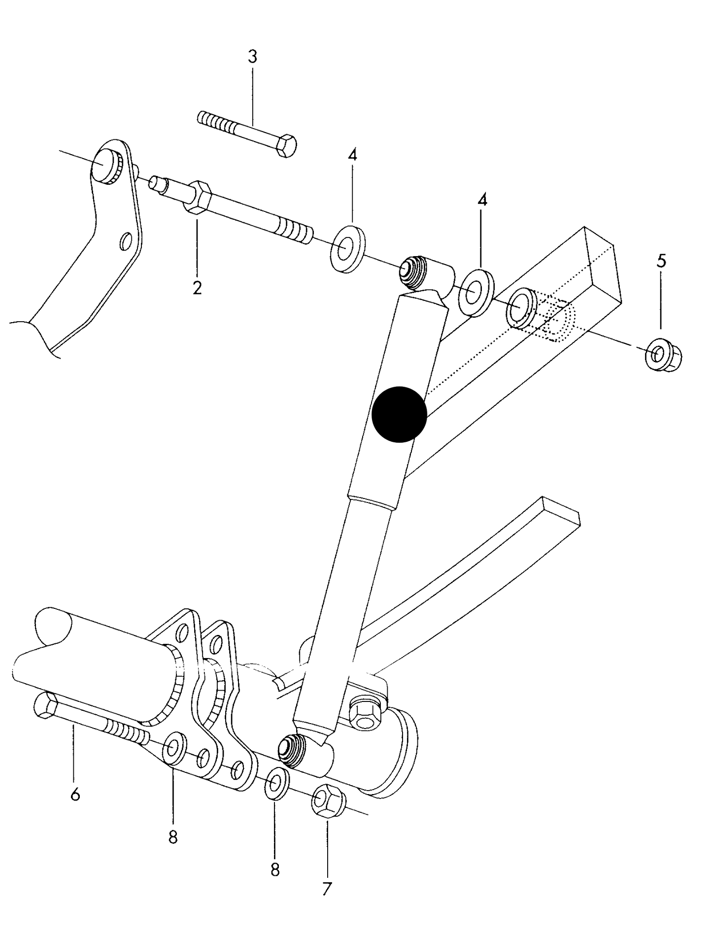 (ITEM 1) 401988 REAR OIL Shockabsorber LT 46 97>06