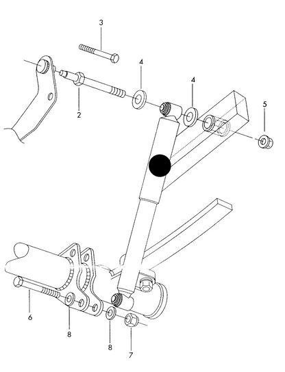 (ITEM 1) 401988 REAR OIL Shockabsorber LT 46 97>06