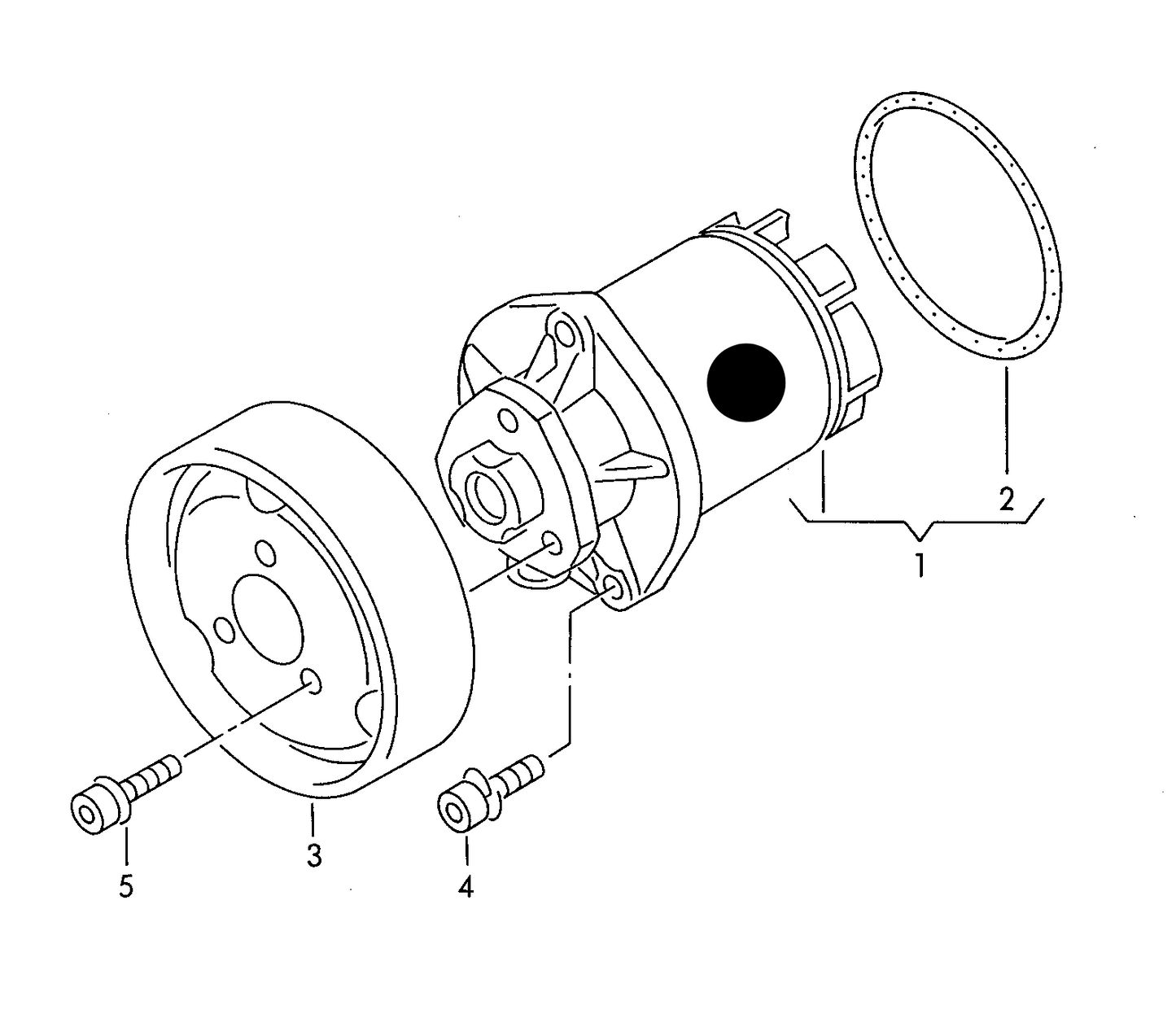 110927 Meyle Water Pump 2.8/3.2 V6