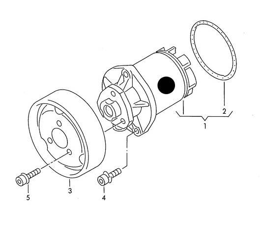 (ITEM 1) 110927 Water Pump 2.8/3.2 V6