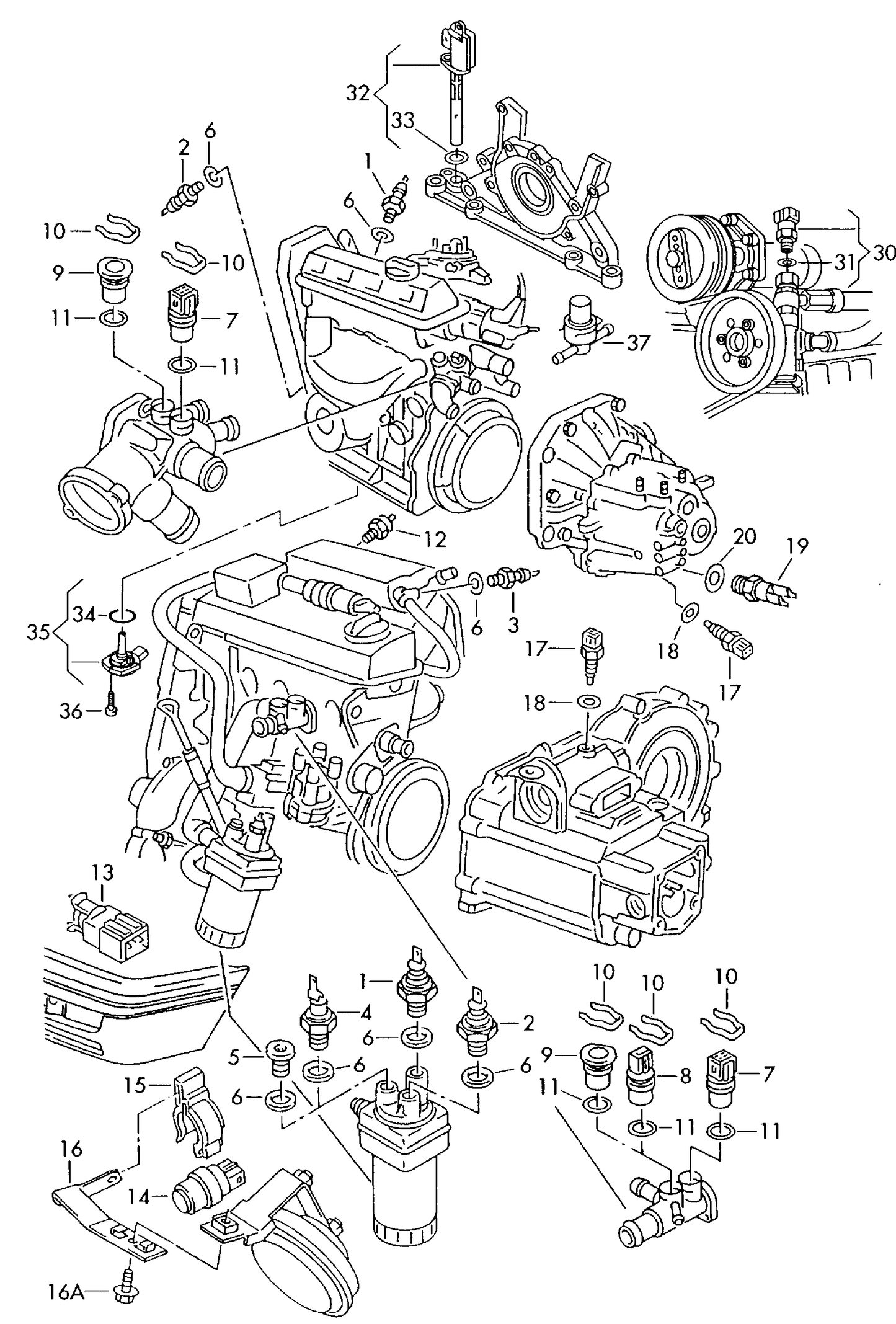 101772 FAE switch for reversing light 	4-speed man. gearbox AAM,ABD,ABS, ABU,2E