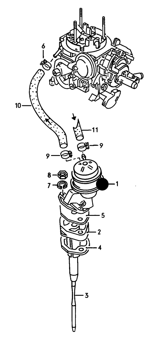 (ITEM 1) 100167 Fuel pump T25 1.9 1983>