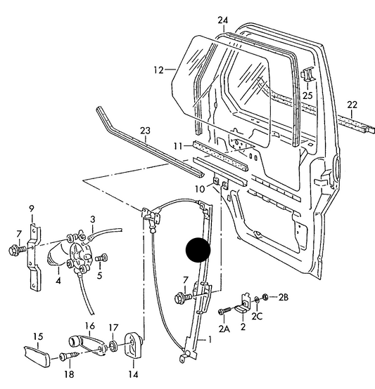 (ITEM 1) 111717 Winder Winder Mech-N/S Front T4 95>03 Manual