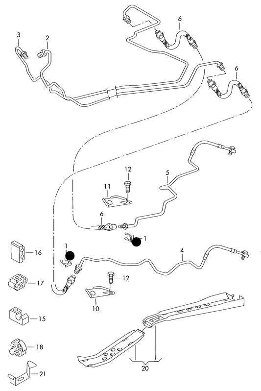 (ITEM 1) 108716 Brake Hose Clip