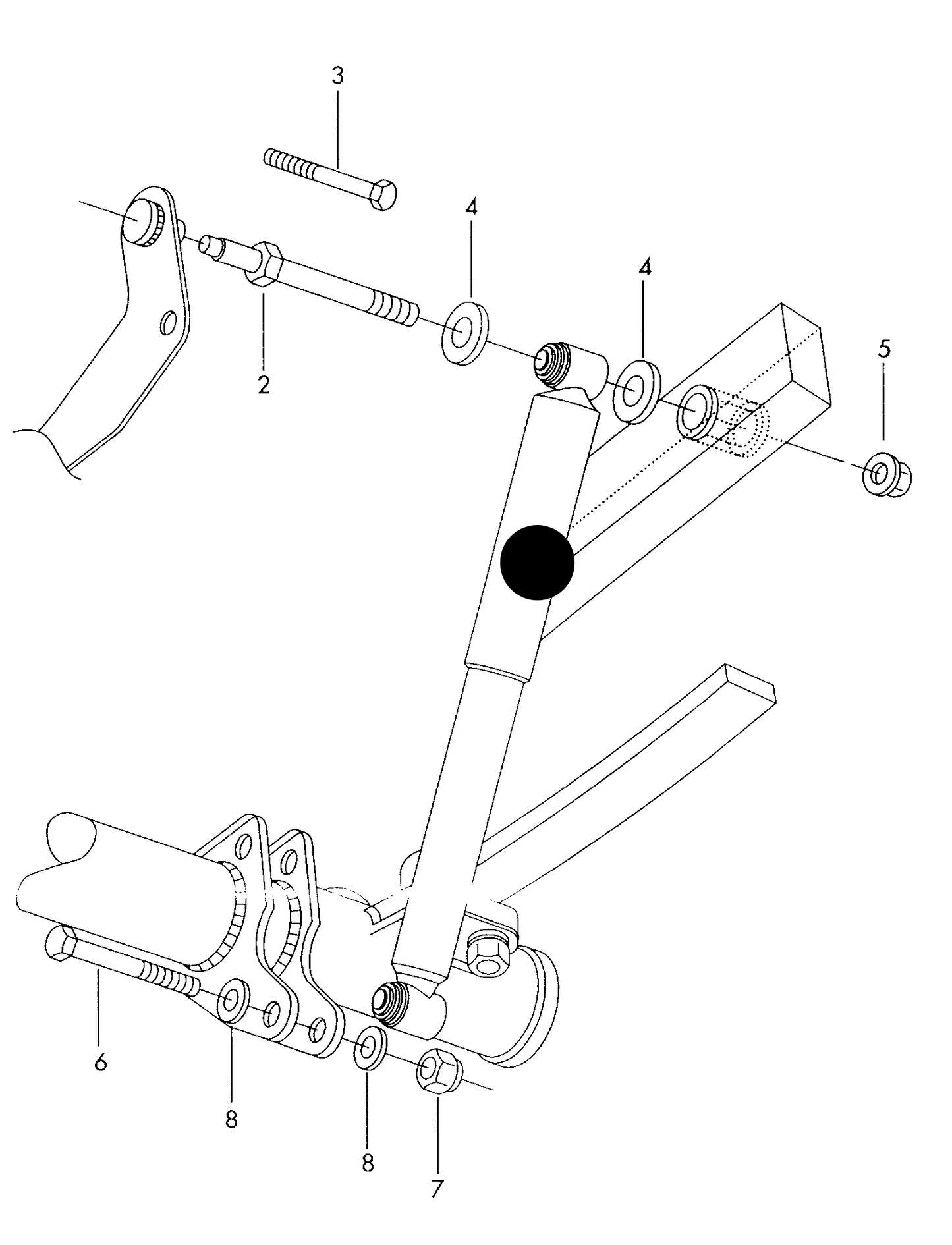 (ITEM 1) 401986 Rear OIL Shockabsorber LT 28/35 97>06