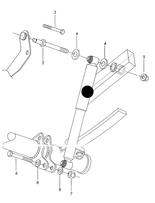 (ITEM 1) 401986 Rear OIL Shockabsorber LT 28/35 97>06