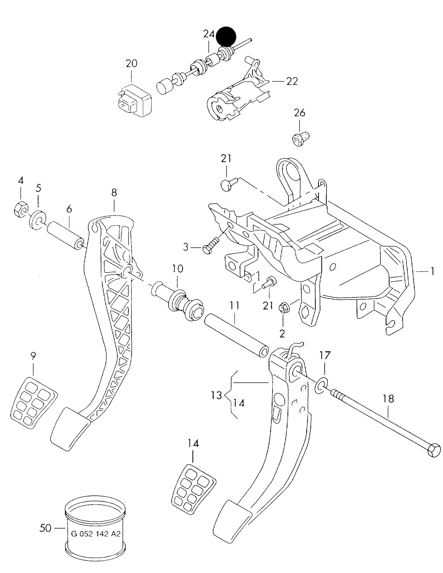 (24) 111892 Clutch cable VW Polo Hatch 1995>2002 / Lupo 1999>2006 RHD ‘Not in stock, but available to order-contact VWS 4 details’