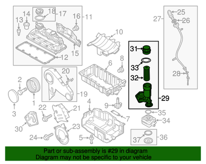 (ITEM 29) J1315024 Oil filter housing 1.4/1.9/2.0tdi 'Special order 1-2 days'