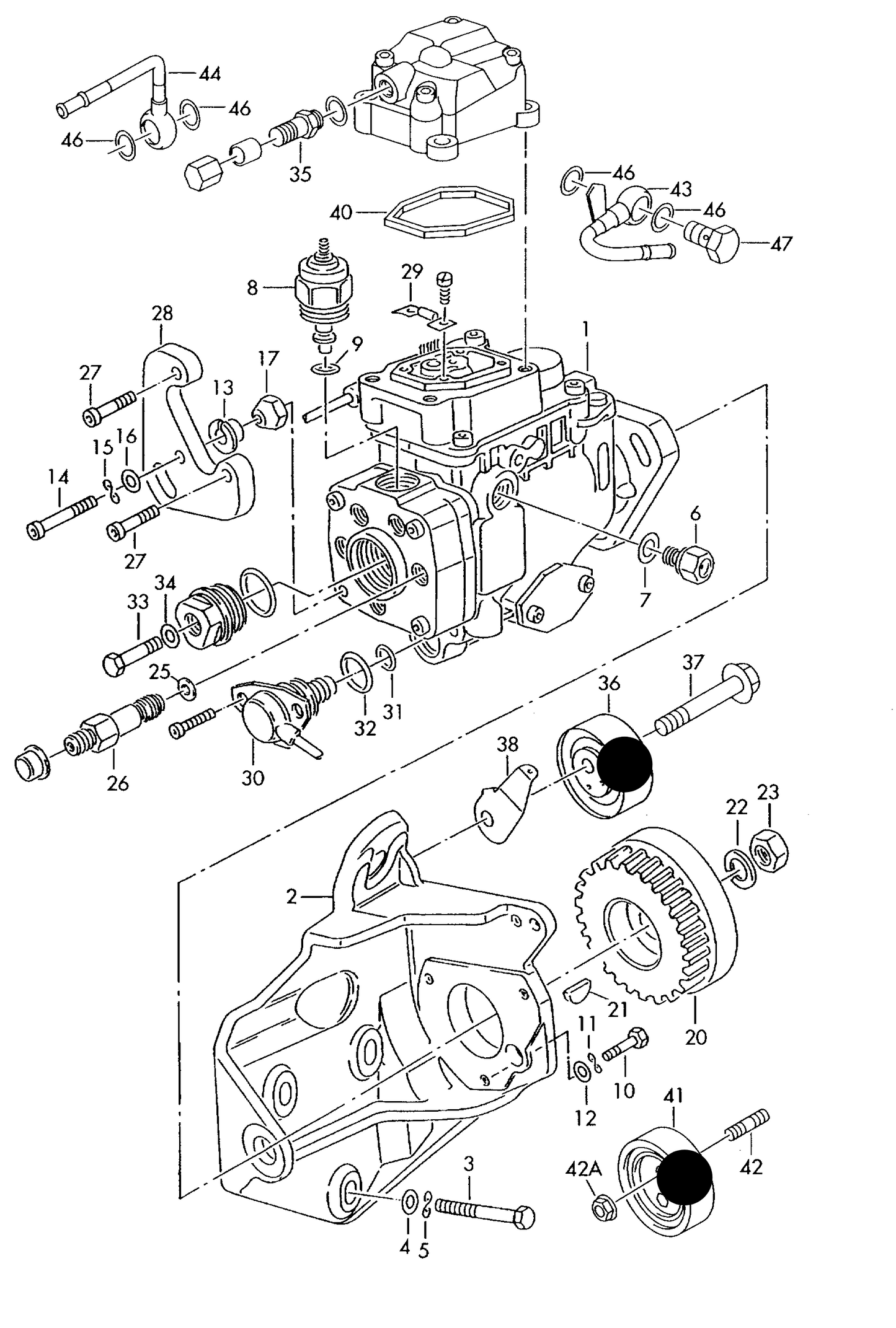 (ITEMS 5,10,22,36+41) 117406 Cambelt Kit '5pc' T4 2.5TDI ACV,AUF,AYC engines