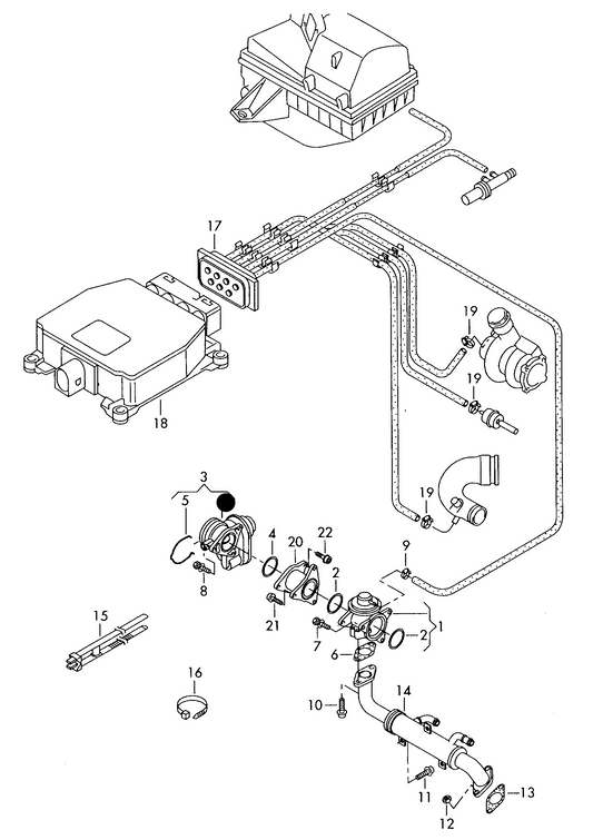 (item 3) 107020 Vdo/Continental Throttle valve control element