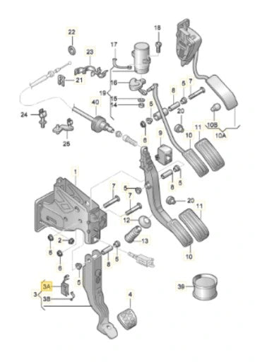 (3A) 119947 GENUINE BMC mounting