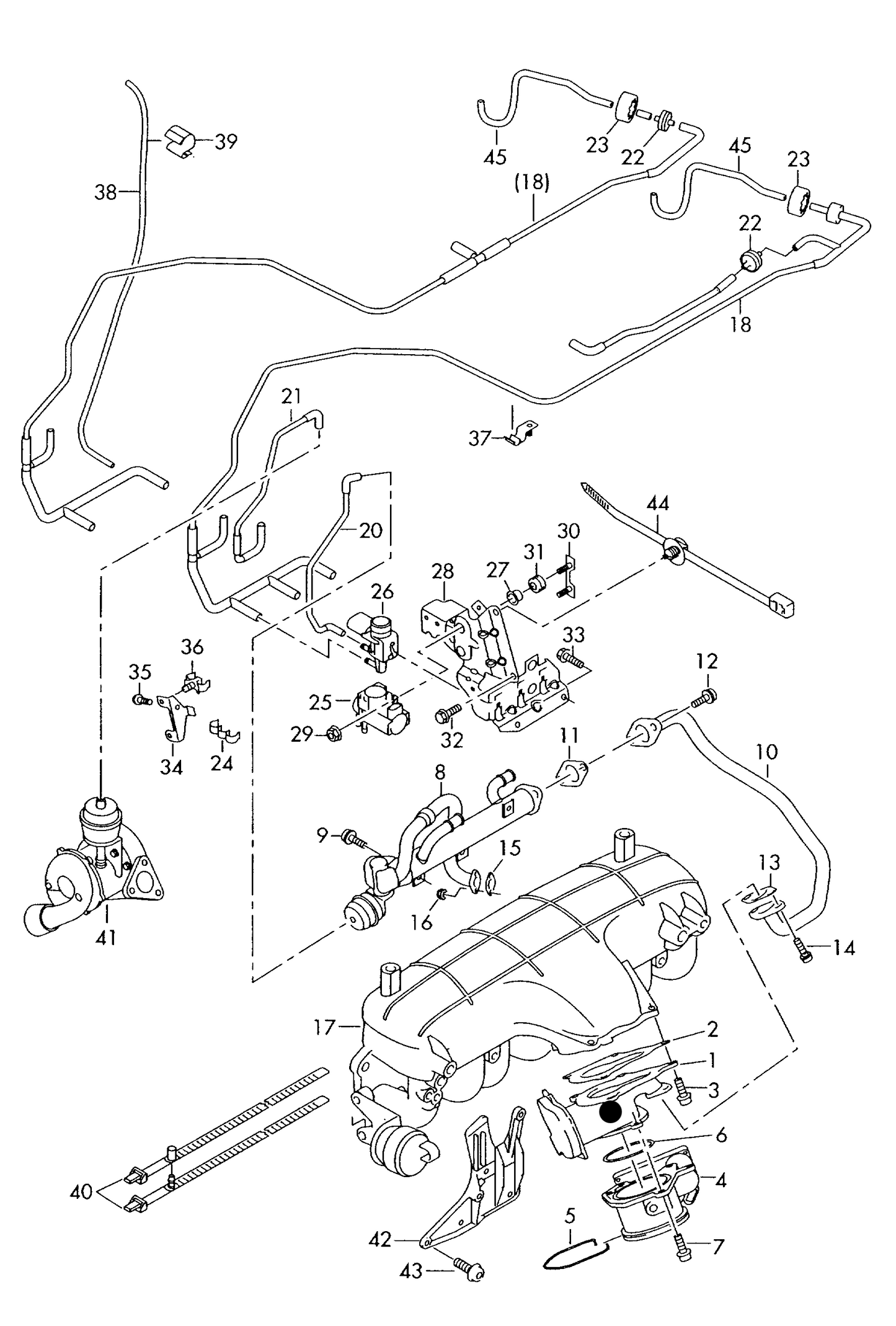 (1) 639159 PIERBURG EGR Valve