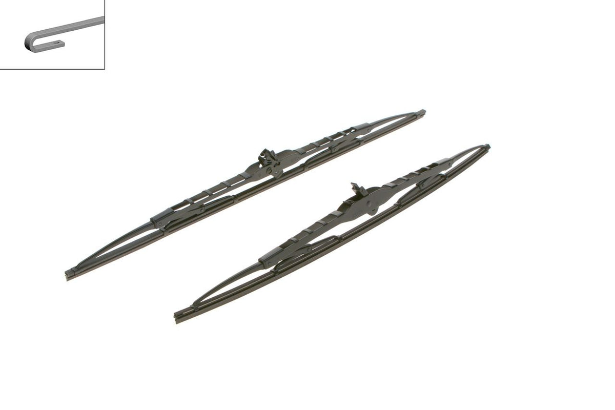 576002 Ozram Pair of Front wiper blades VW Fox 15/21"