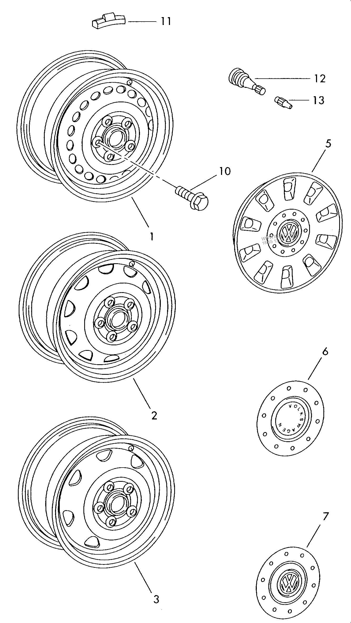 (10) 119026 Febi wheel bolt