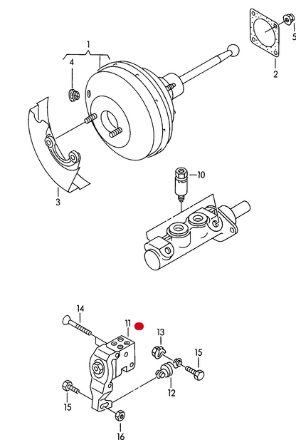 612-010 G3 brake servo / brake force regulator
