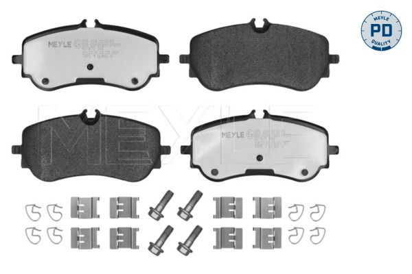 624504 Set of Meyle PD Rear Brake pads  D - 19.11.2018>>>> - 03.06.2024 PR:1X0,1X1, 1X4+1LA