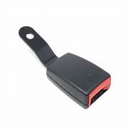 7E0.857.739BQV2 Genuine R/H Seat belt Buckle satin black/fire red PR-3SJ,3SS only!!