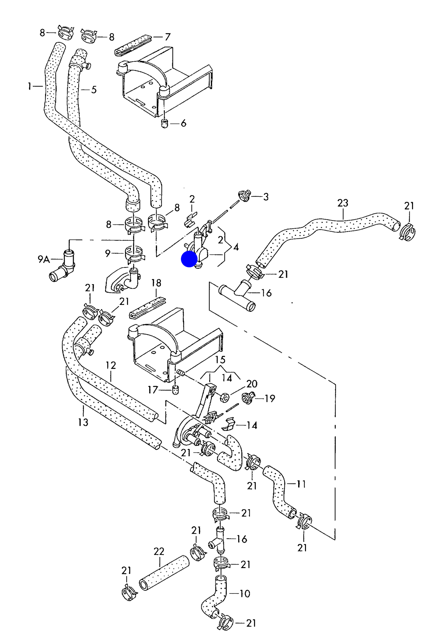 109718 Heater Valve T4 91>99 F >> 70-X-080 000*