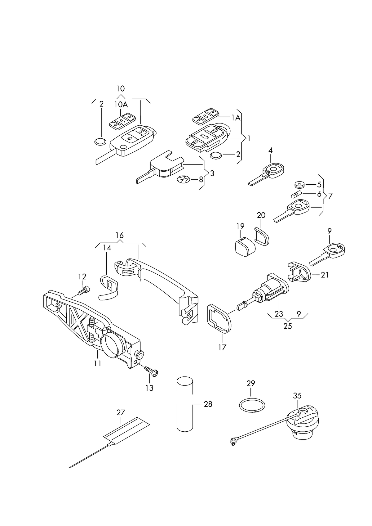 118678 Inner Door handle support