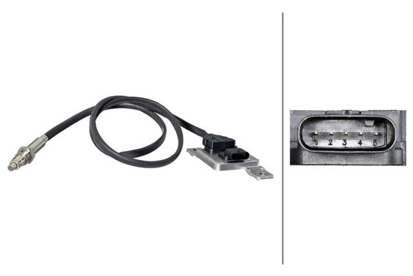 197493 NOX sensor with control unit NOx catalytic converter 1000mm 5 p ...