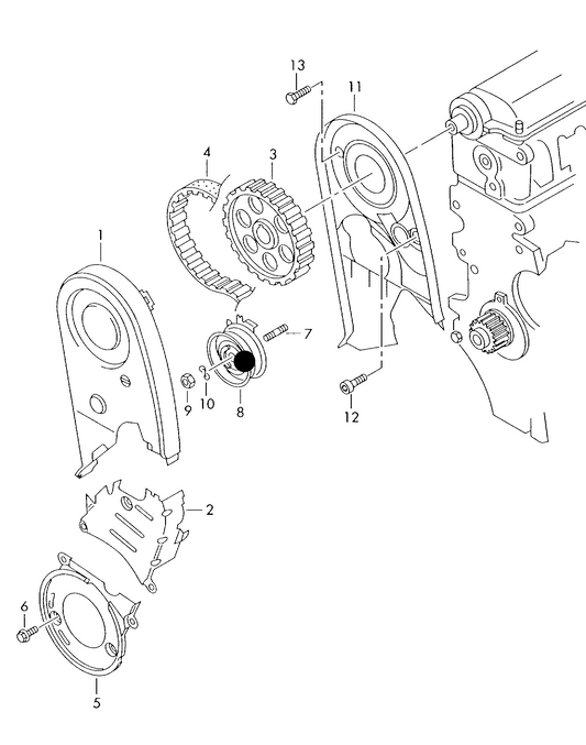 (ITEM 8) 108170 OEM Tensioning roller 1.6 AYD