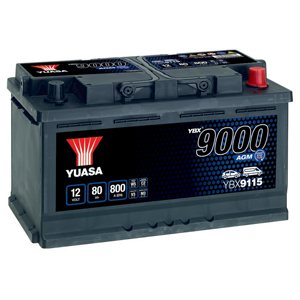 2402381 Yuasa 115 9000 Series AGM Start Stop Plus Battery -3 Year Warranty