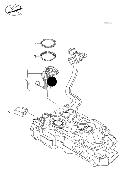 (ITEM 1) 771069 BOSCH Fuel pump & sender