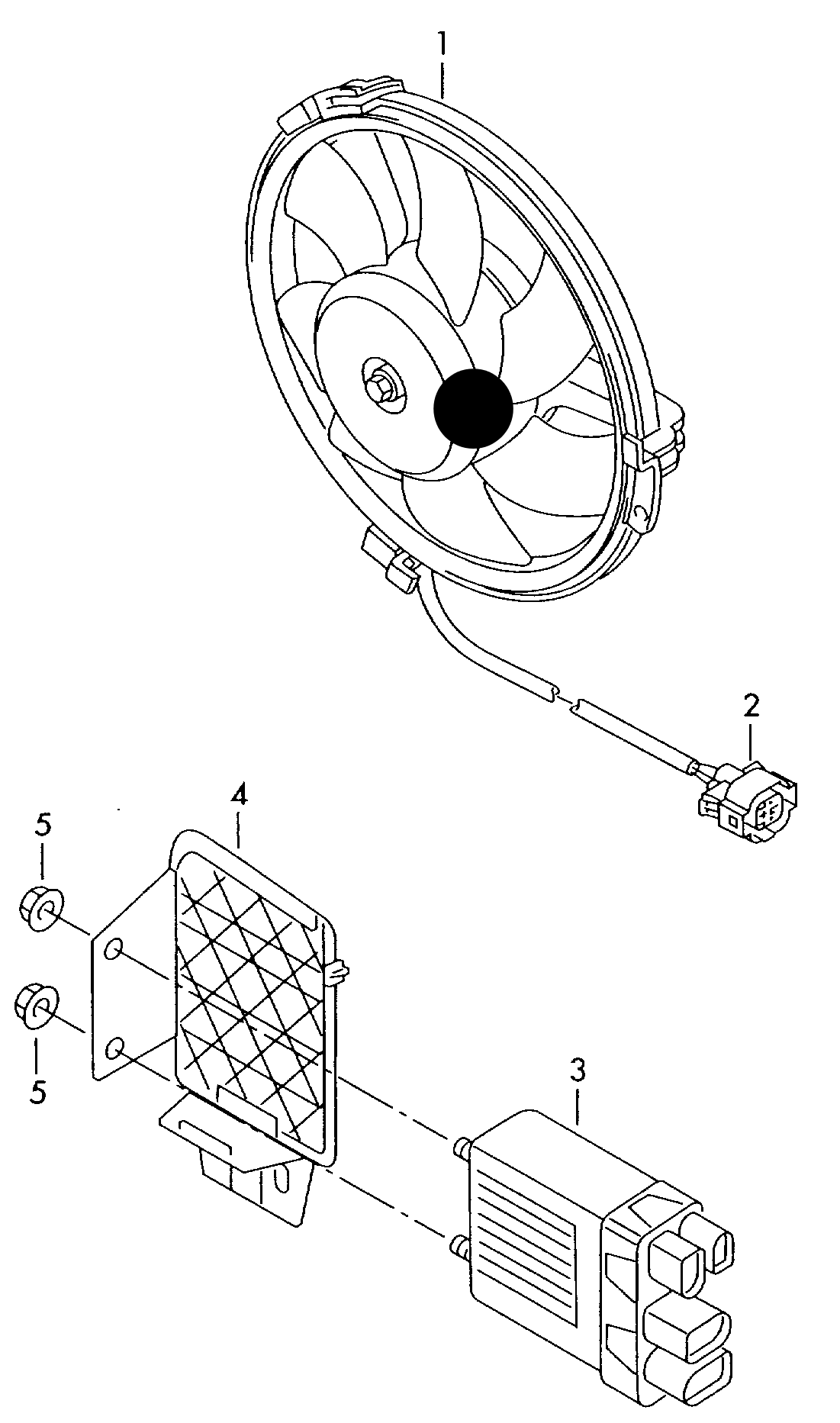 (1) 113609 Radiator Fan-300mm/ 300 watt