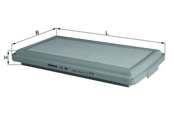 500229 Mahle Air filter Bmw, Ford, Vxl