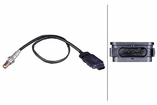 EGNX2 Bosch/Hella NOx Sensor>catalytic converter-5-pin connector-Cable: 605mm - Control Unit/Software must be trained/updated