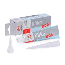6 X Elring Dirko HT Grey High-Temp Silicone Sealant 70ml – 036.164, 315°C