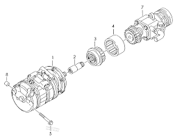 (4) 114810 OE Quality Alternator Freewheel Clutch Coupling