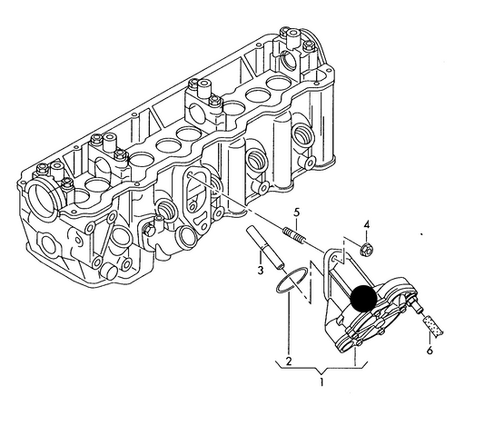 (Item 1) 113911 JP  DANSK Brake Vacuum Pump VW 2.4D 1994> F 70-R-180 001>>*/2.5TDI