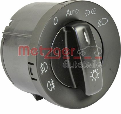 (2) 916312 METZGER combi-switch for automatic driving lights, side and driving lights, rear fog lamp, fog lights, coming home and home leaving