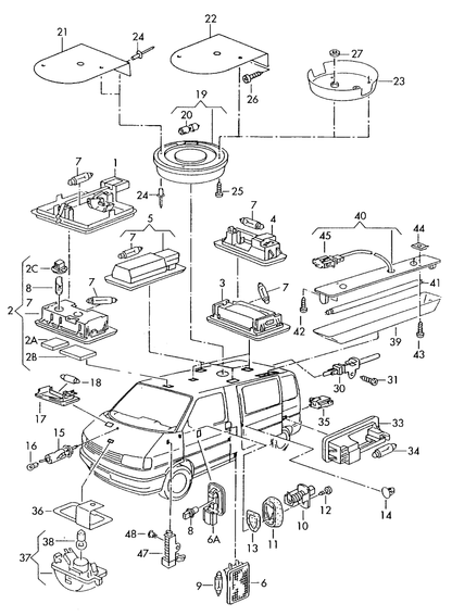 (item 10) 9-23342 Febi Door contact switch 2pin