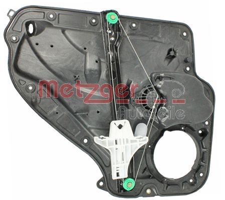(1) 113885 METZGER N/S/R window regulator without motor for models with electrically operated windows left PR-4R4