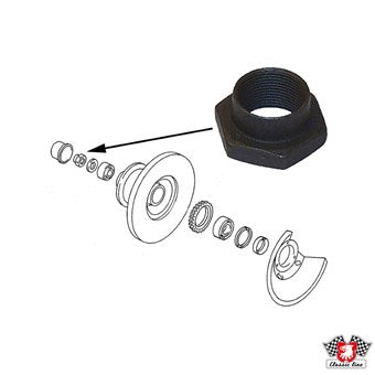 103266 Self-locking nut for wheel hub T25