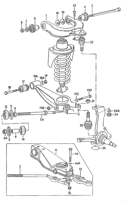 (16) 103259 Outer Radius Arm Bush