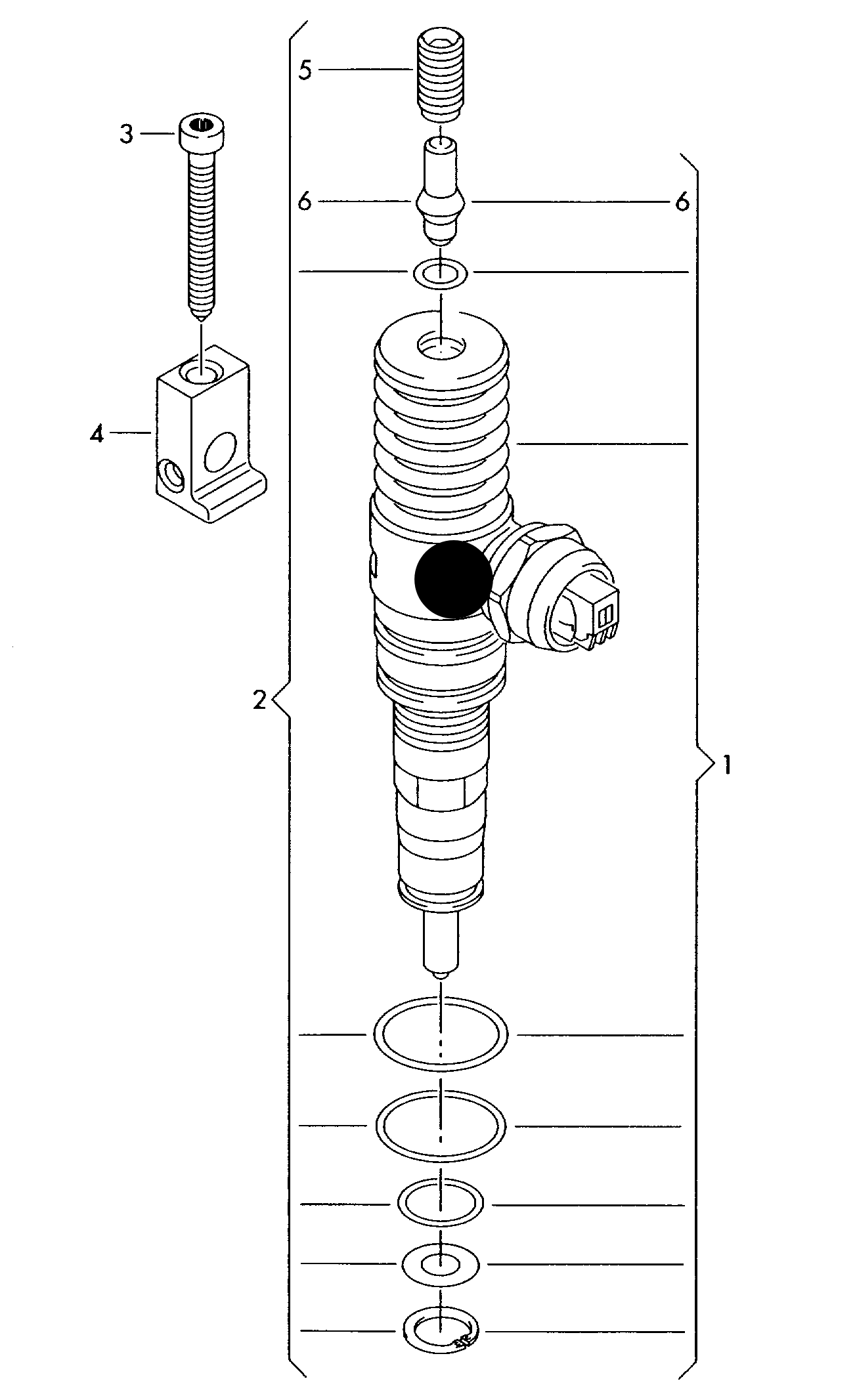 (ITEM 1) 87203 ECO Reman Diesel Injector 1.9tdi AXB,AXC