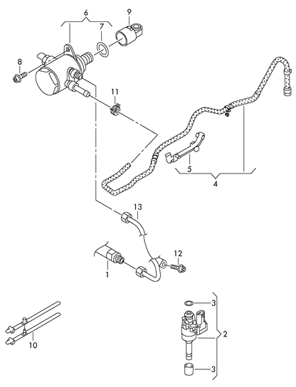 (9) 630501 OEM Cam Follower for high-pressure pump