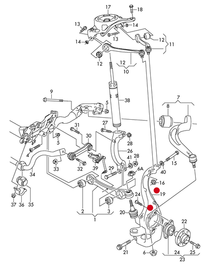 (19) 58163301 OPTIMAL N/S Front Wheel bearing housing (HUB) PR-1LA