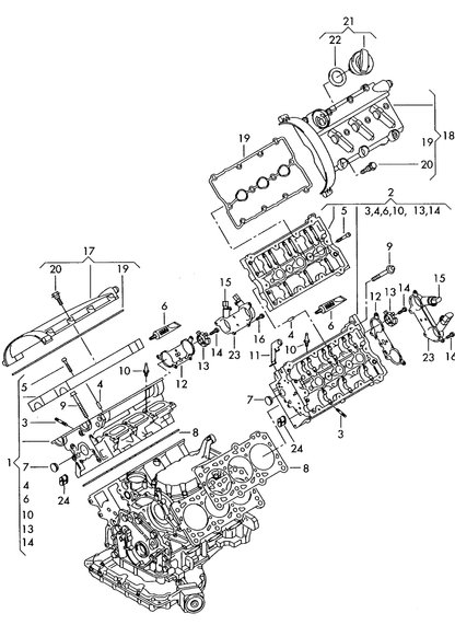 (19) 111926 OE Quality Rocker cover gasket 3.0 V6 30V